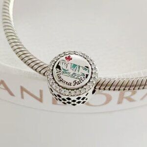 Pandora Canada Niagara Falls Charm Sterling Silver Charm